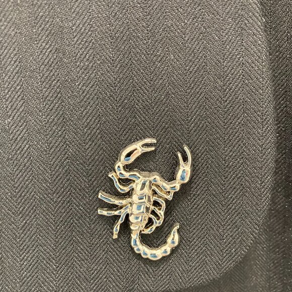 (NWT!) DISTURBIA Black Tailored Skorpios Belted Blazer, Shadow Striped Size 6 - Picture 14 of 14